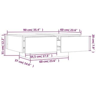 VidaXL Couchtisch holzwerkstoff  