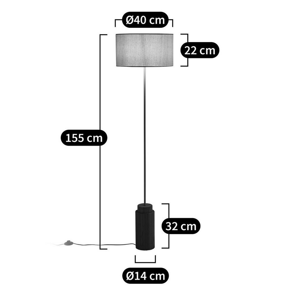 La Redoute Intérieurs Stehlampe Idna  