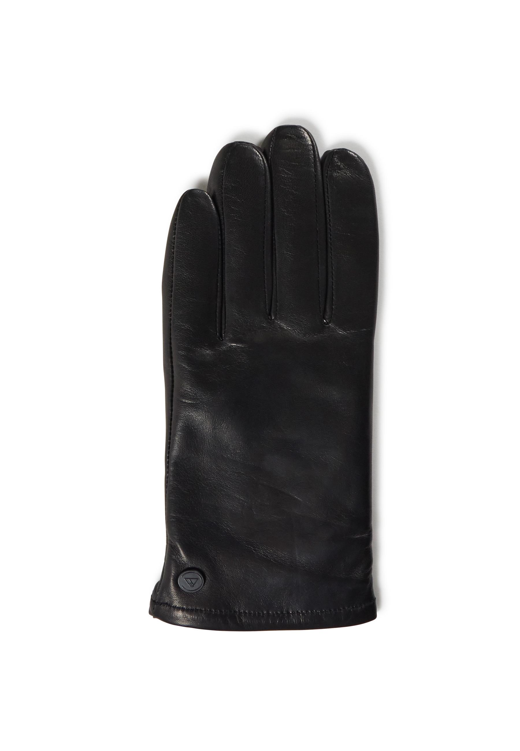 CASH-MERE.CH Lederhandschuhe mit Kaschmirfutter Touchscreen tauglich  