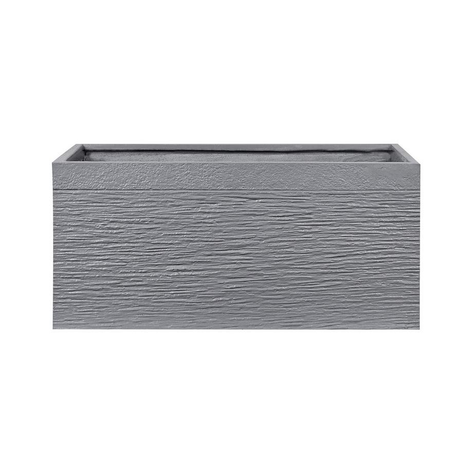 Beliani Blumenkübel aus Lehm-Faser-Mischung  MYRA  