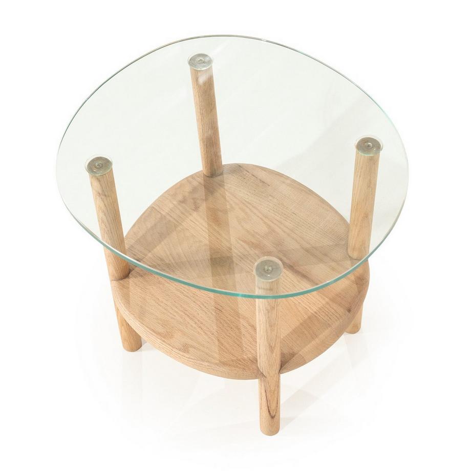 mutoni Table d'appoint Cleo nature  