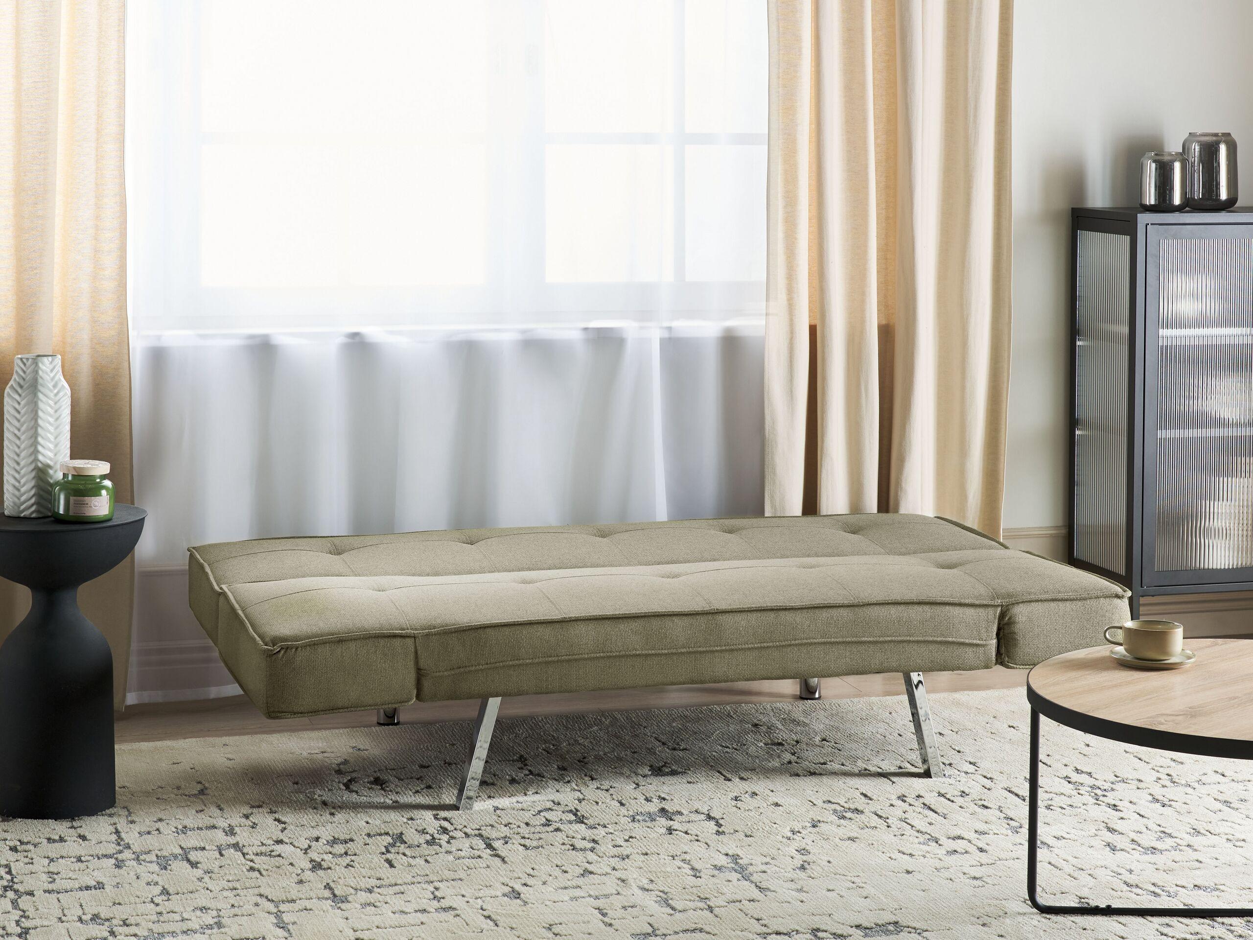 Beliani Schlafsofa aus Polyester Modern BRISTOL  