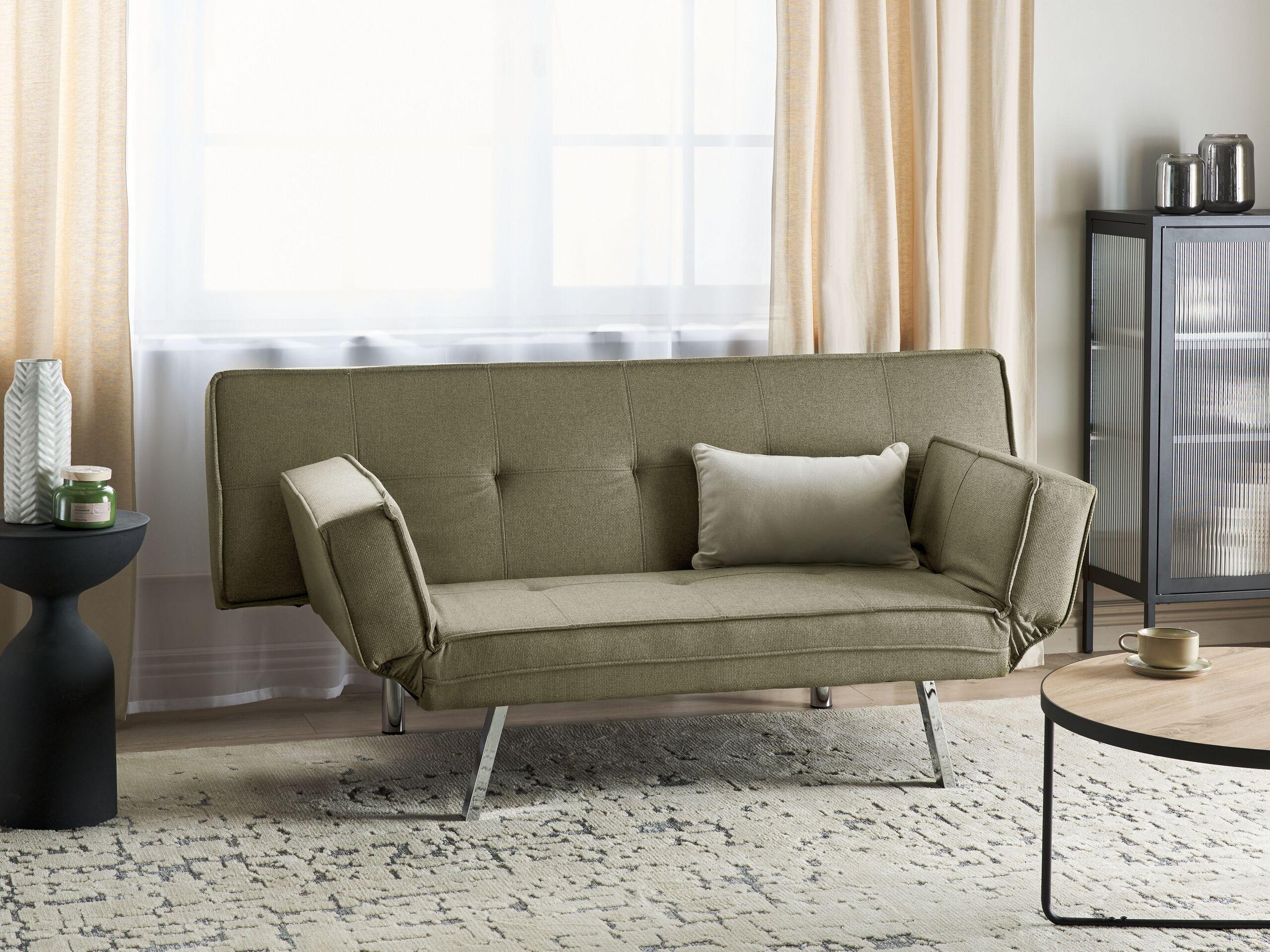 Beliani Schlafsofa aus Polyester Modern BRISTOL  