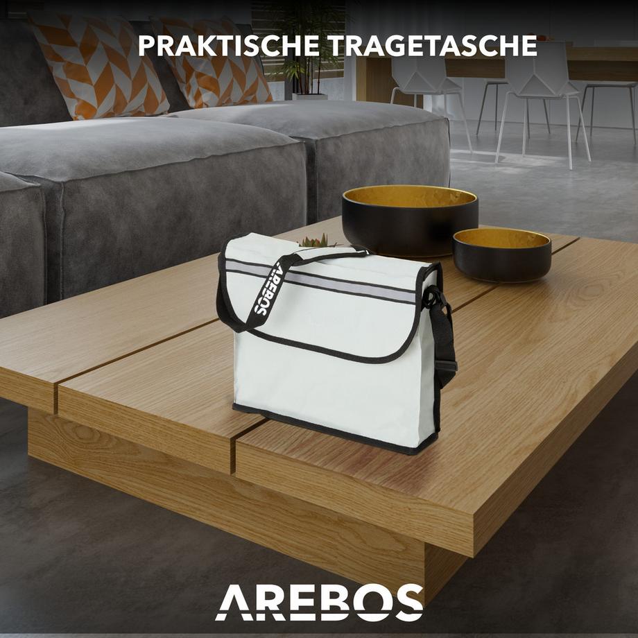 Arebos  Alu Rollator | Klappbar | Leichtgewichtsrollator | 6 Höheneinstellung 