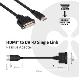 CLUB 3D  Adaptateur HDMI - DVI-D 