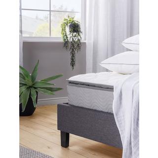 Beliani Matelas à ressorts ensachés en Polyester SPLENDOUR - Dur  