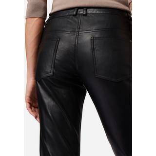 RICANO  Pantalon en cuir  Dorin, style classique à taille basse avec 5 poches 