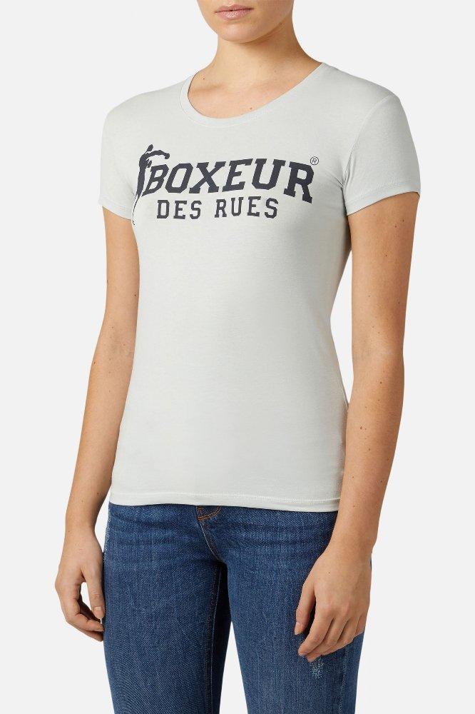 Image of T-shirt Mit Logo Auf Der Vorderseite Unisex Weiss L