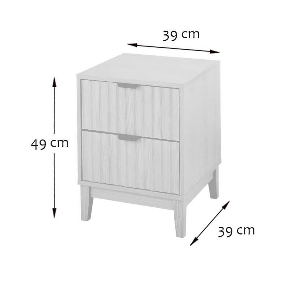 Calicosy Table de chevet BOLOGNE  