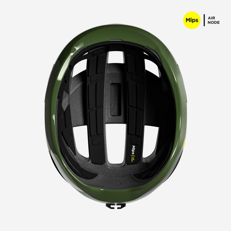 VAN RYSEL  Casque de vélo de route, EDR MIPS kaki 
