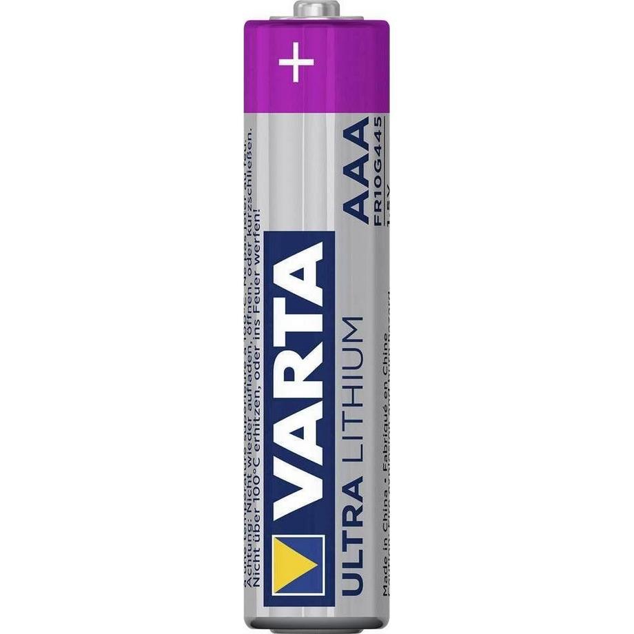VARTA  Ultra Lithium-Batterie, Typ AA / Mignon / R6, 1,5 Volt, 4er-Set 