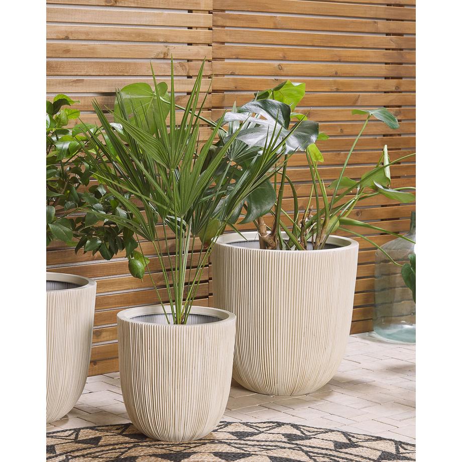 Beliani Cache-pot en Polyrésine  CHIOS  