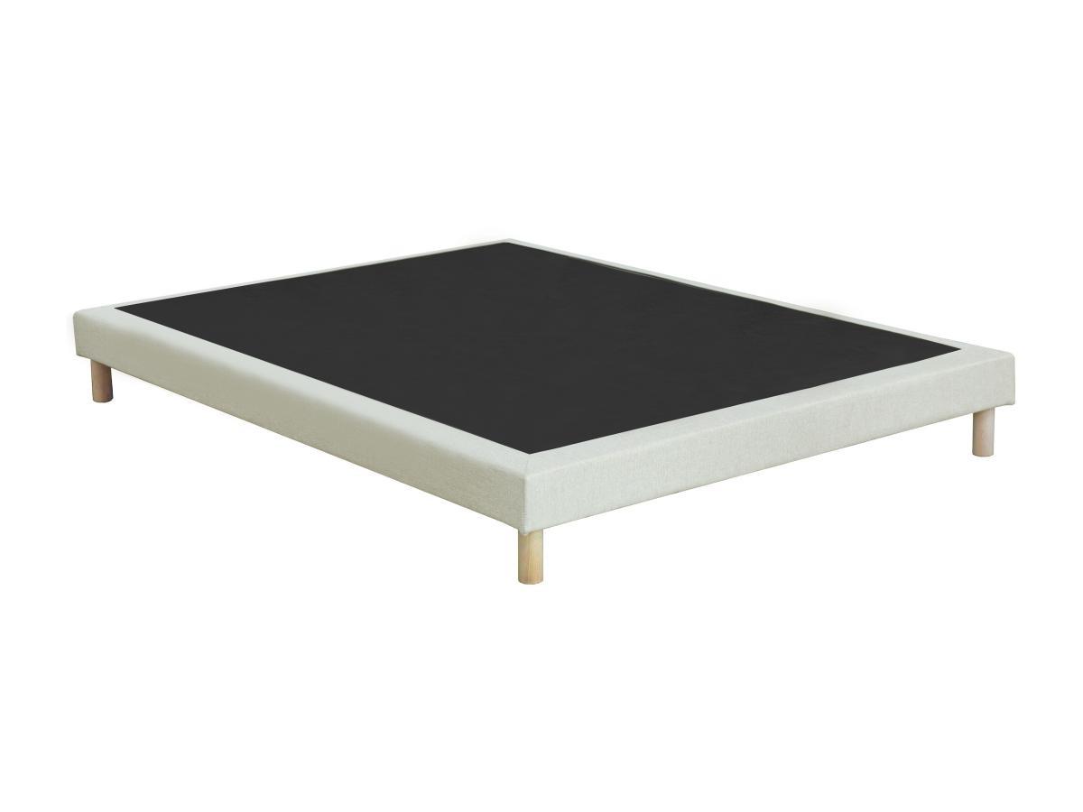 Ysmée Deko-Polster-Bettgestell - 160 x 200 cm - Beige - KOZANI von YSMÉE  