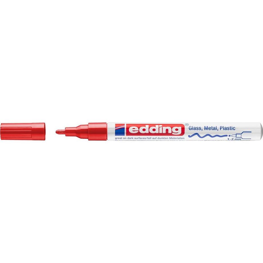 Edding EDDING Paintmarker 751 CREA 1-2mm 751-2 CREA rot  