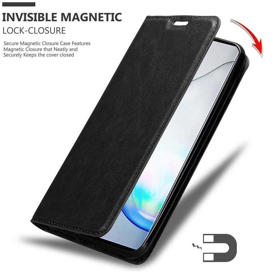Cadorabo  Hülle für Samsung Galaxy NOTE 10 Magnetverschluss, Kartenfach 