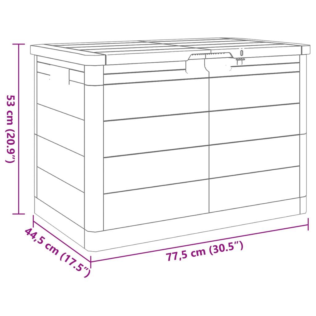 VidaXL Kissenbox polypropylen  