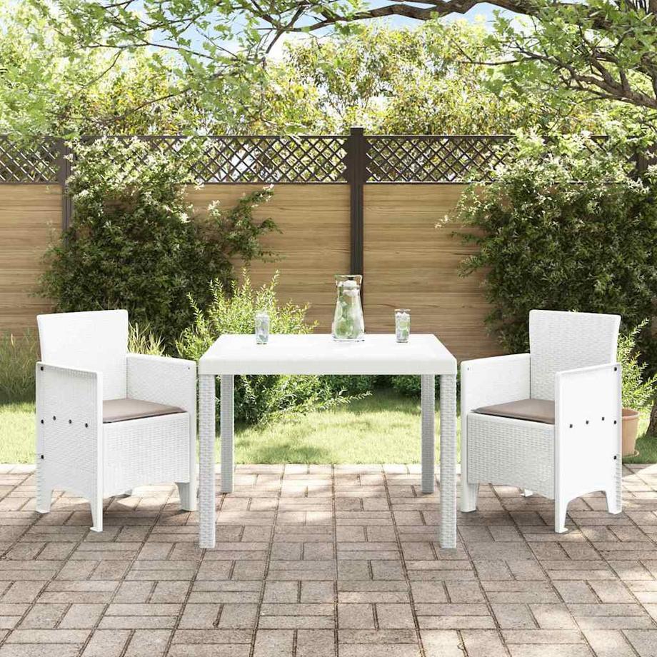 VidaXL Set de repas de jardin polypropylène  