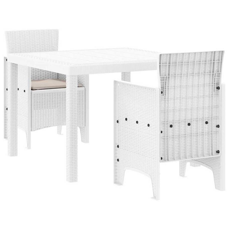 Set de repas de jardin polypropylène