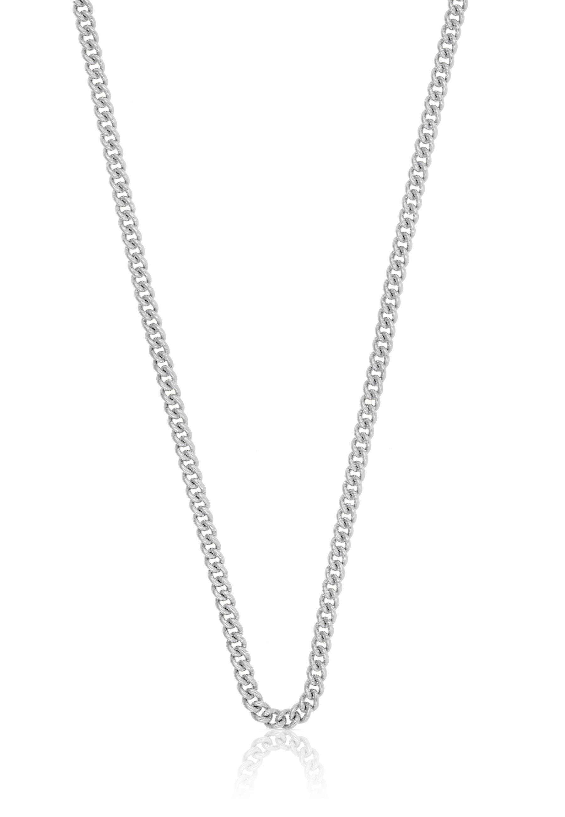 Image of Collier Rundpanzer Weissgold 750, 2.8mm, 60cm Damen Silber 60.5CM
