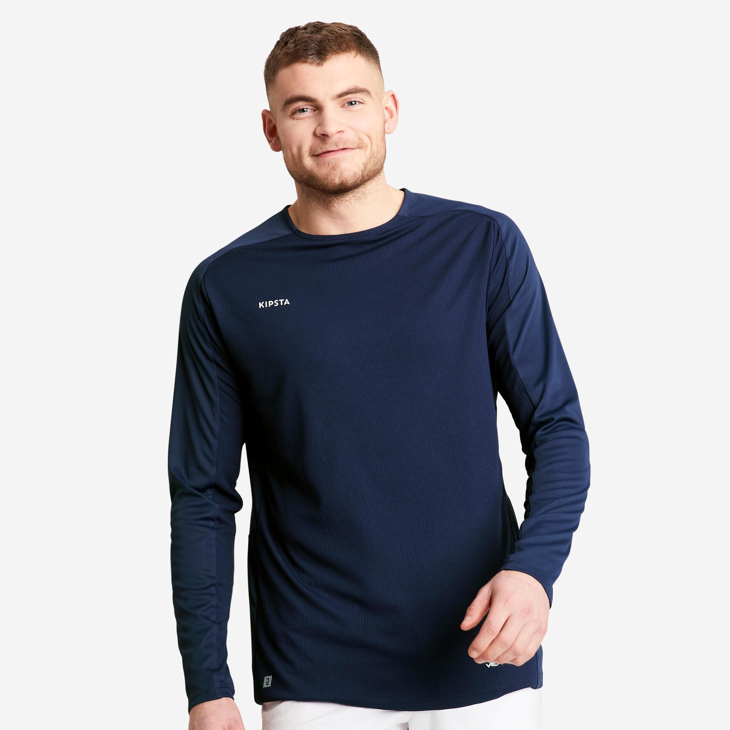 Image of Langarmtrikot - Viralto Unisex Blau Bedruckt L