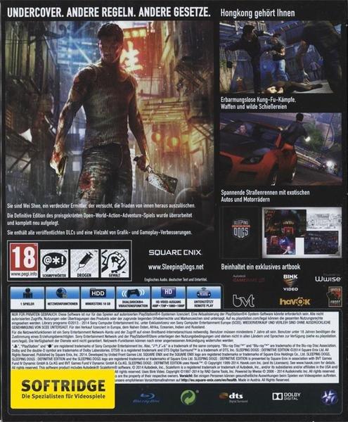 Square-Enix  Sleeping Dogs: Definitive Edition 