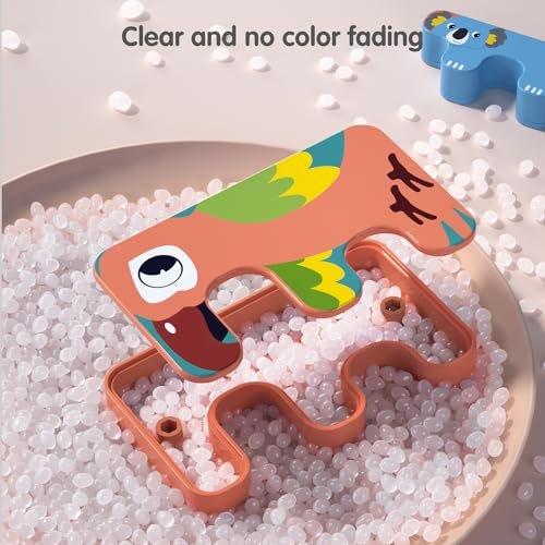 Activity-board  Jouet enfants blocs d'équilibre animaux jeux enfant en bas âge éducatif empilage haut bloc de construction 