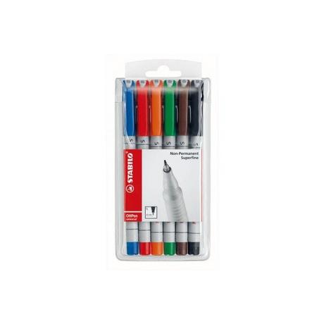 STABILO STABILO OHP Pen non-perm.  6er Etui  