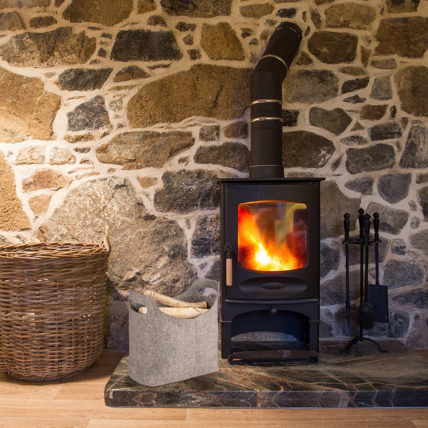 B2X Cestino in feltro con manico  