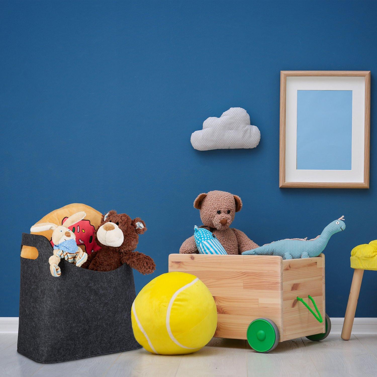 B2X Cestino in feltro con manico  