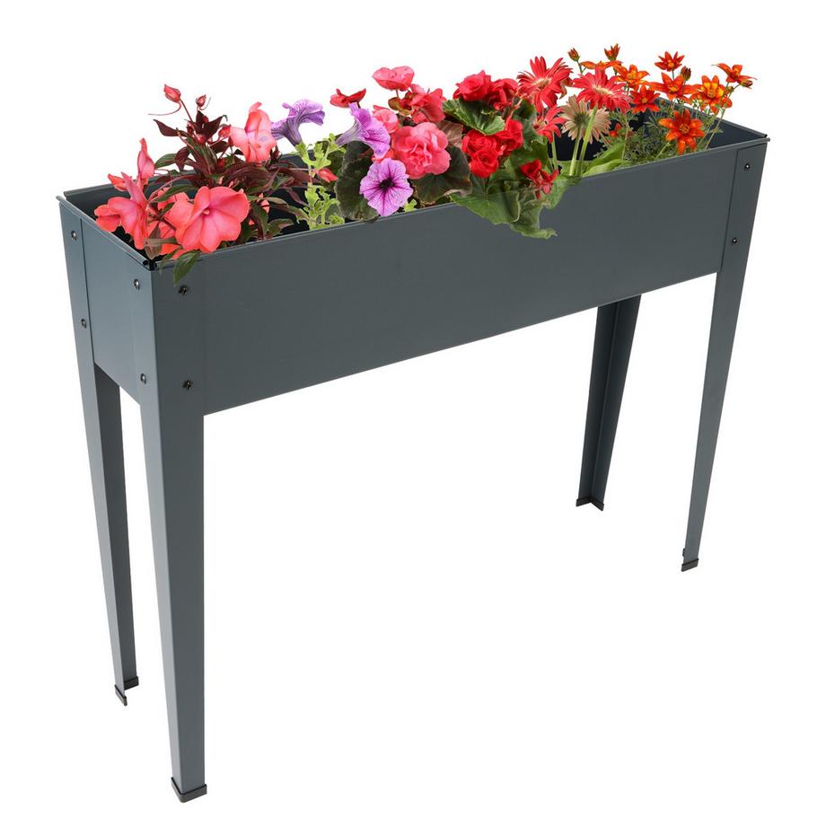 Arebos Letto rialzato Letto per piante in metallo Letto per ortaggi  