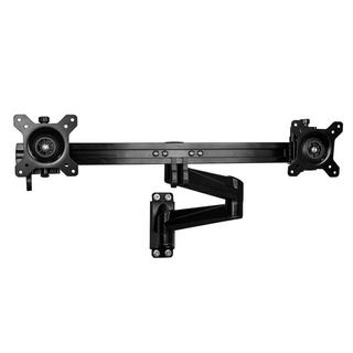 STARTECH.COM  Wandmontage Dual Monitorarm - Drehbarer VESA Dual Monitor Arm - TV Wandhalterung vollbeweglich für 2x 24 "Displays - Synchronisierte einstellbare Querstange - Ergonomische Doppelbildschirmhalterung 