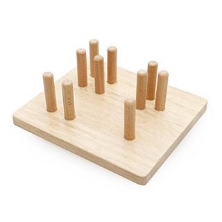 Activity-board  Puzzles en bois pour enfants, jeu d'empilage géométrique, jeu de tri des couleurs et des formes 