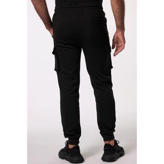 JP1880  Pantaloni cargo in felpa per il fitness con cintura elastica, fino alla tg. 7XL 