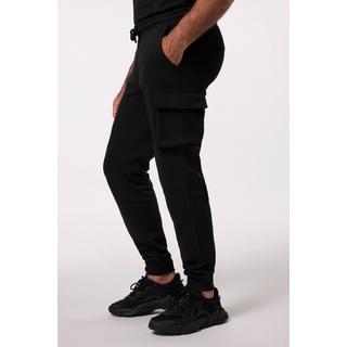 JP1880  Pantaloni cargo in felpa per il fitness con cintura elastica, fino alla tg. 7XL 