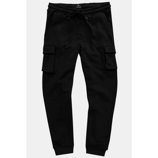 JP1880  Pantaloni cargo in felpa per il fitness con cintura elastica, fino alla tg. 7XL 