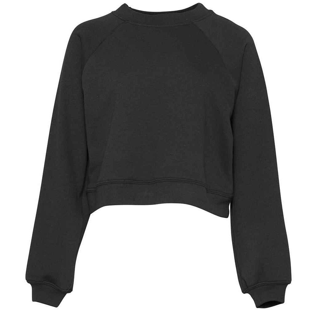 Image of Kurzes Sweatshirt Raglanärmel Damen Grau XXL