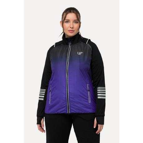 Ulla Popken  2-in-1-Funktionsjacke, Ärmel abnehmbar, Weste, Reflektor 