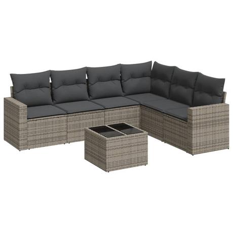 VidaXL Garten sofagarnitur poly-rattan  