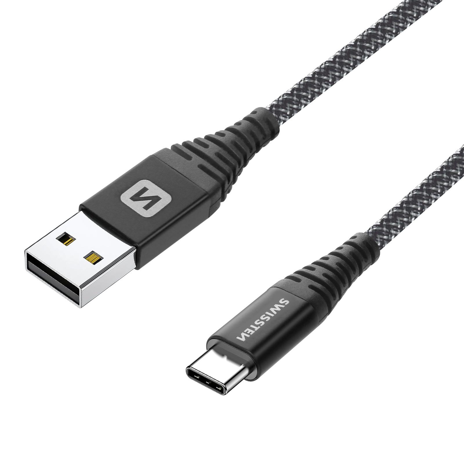 SWISSTEN  Câble USB vers USB C, Aramide Swissten 