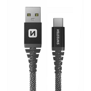 USB / USB-C Kabel, Aramid Swissten