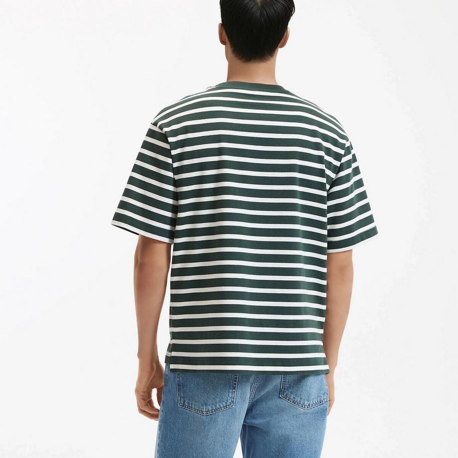 La Redoute Collections Marinière Rayée Regular Fit T-Shirt  