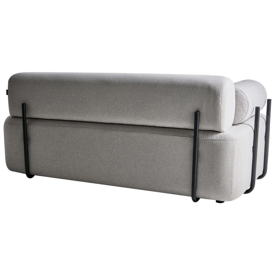 Beliani 2 Sitzer Sofa aus Stoff Minimalistisch ELVA  