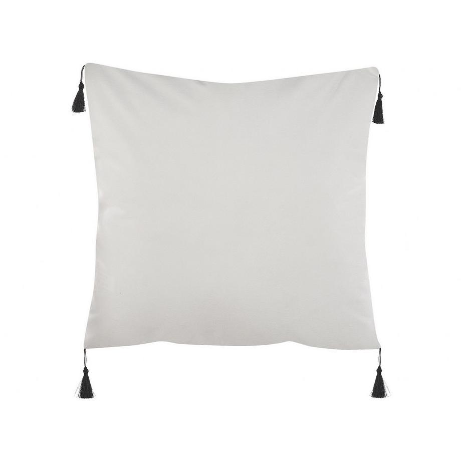 Beliani Dekokissen 2er Set aus Samtstoff Modern SCHEFFLERA  