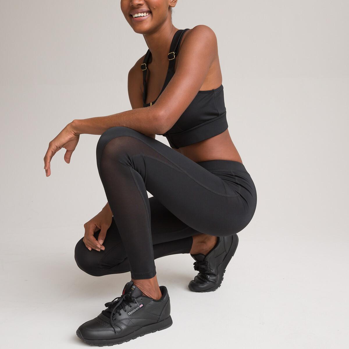 Image of 7/8-sportleggings Mit Hohem Bund Damen Schwarz XL