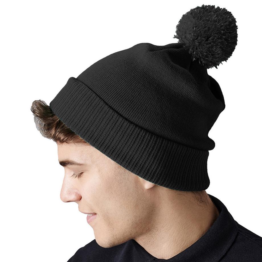 Beechfield Bonnet Snowstar à Pompon  