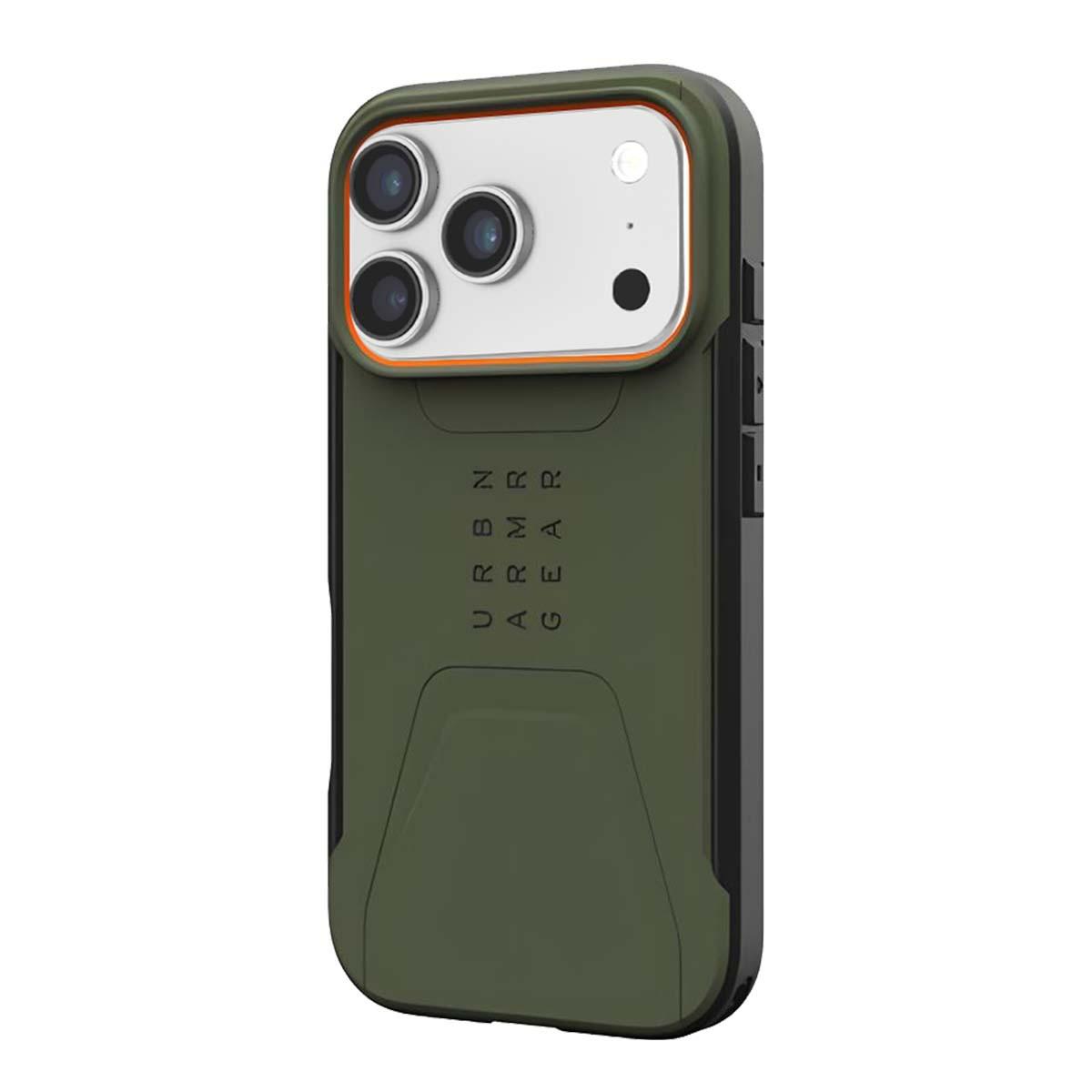 UAG  Coque pour iPhone 17 Pro Compatible MagSafe Motif Hexagonal Série Civilian 