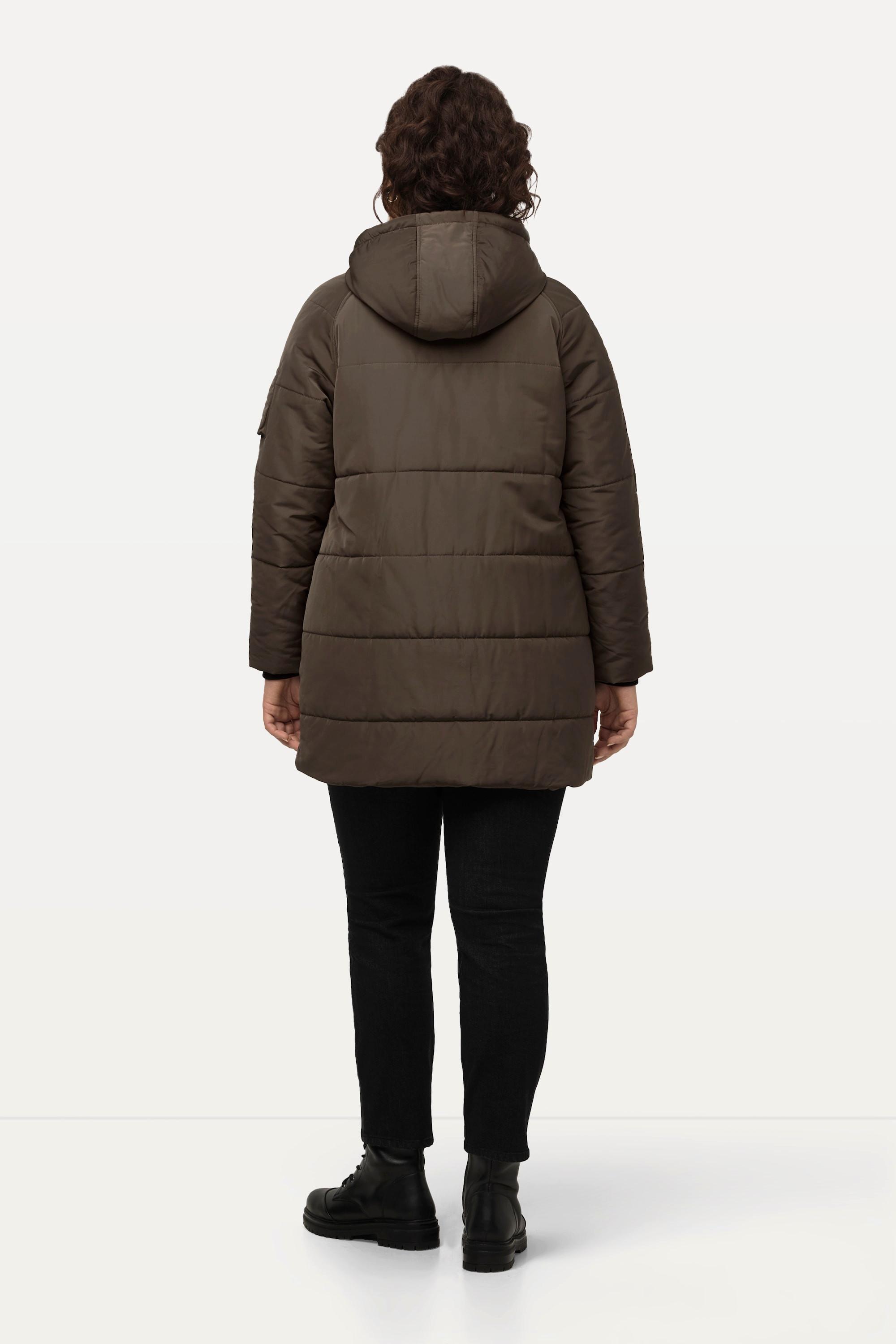 Ulla Popken  Manteau technique HYPRAR, capuche imperméable 