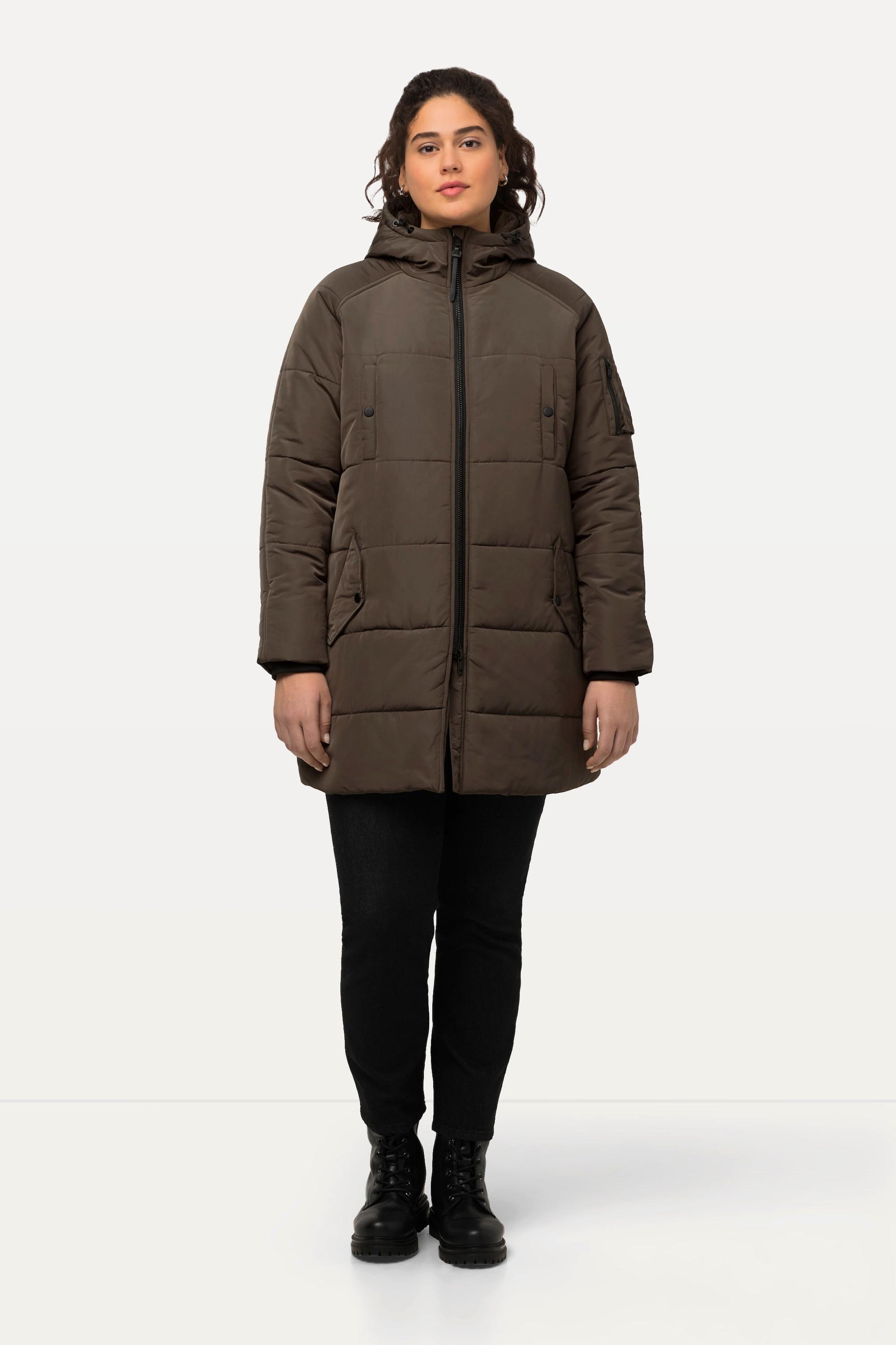 Ulla Popken  Manteau technique HYPRAR, capuche imperméable 