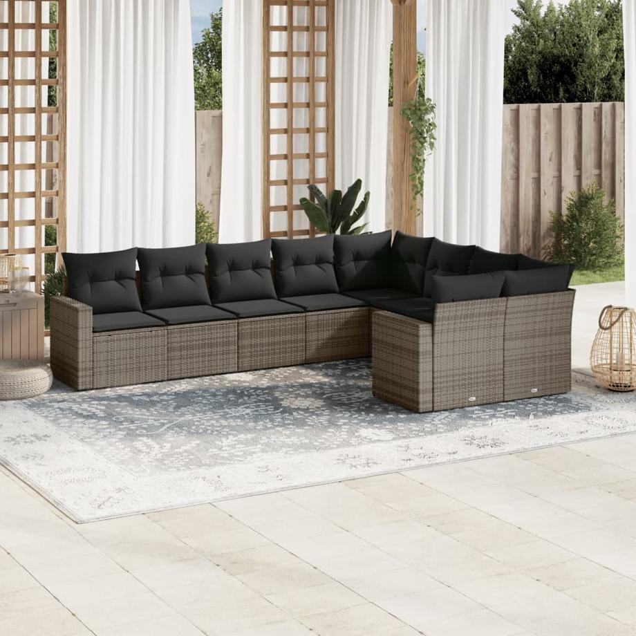 VidaXL Garten sofagarnitur poly-rattan  