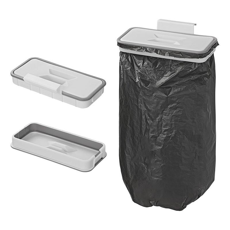 Northio Müllbeutelhalter mit Deckel zur Türmontage  